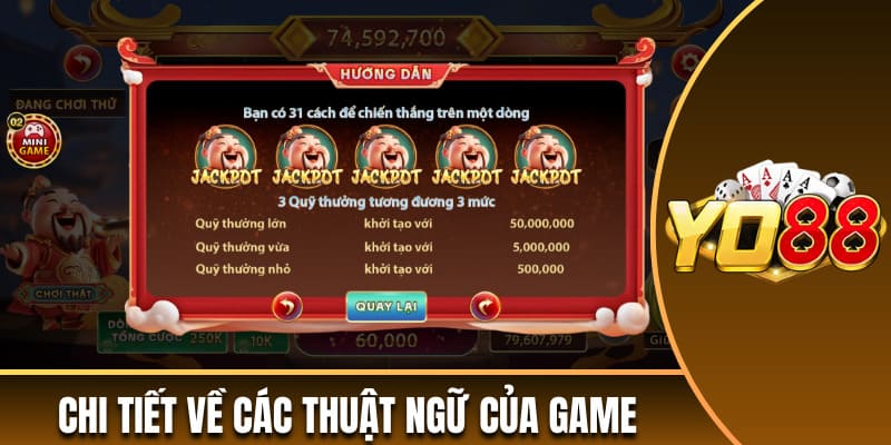 Chi tiết về các thuật ngữ của game